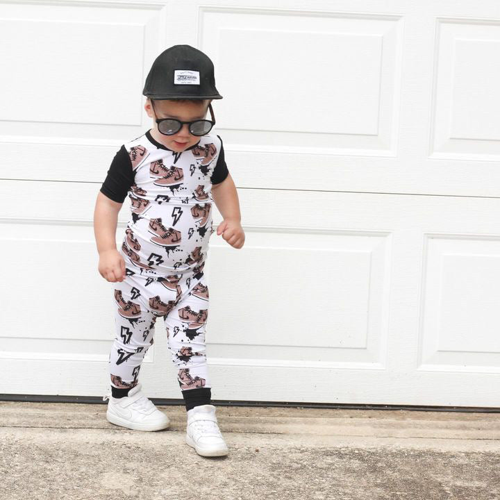 Sneaker- Toddler Two-Piece Bamboo Set