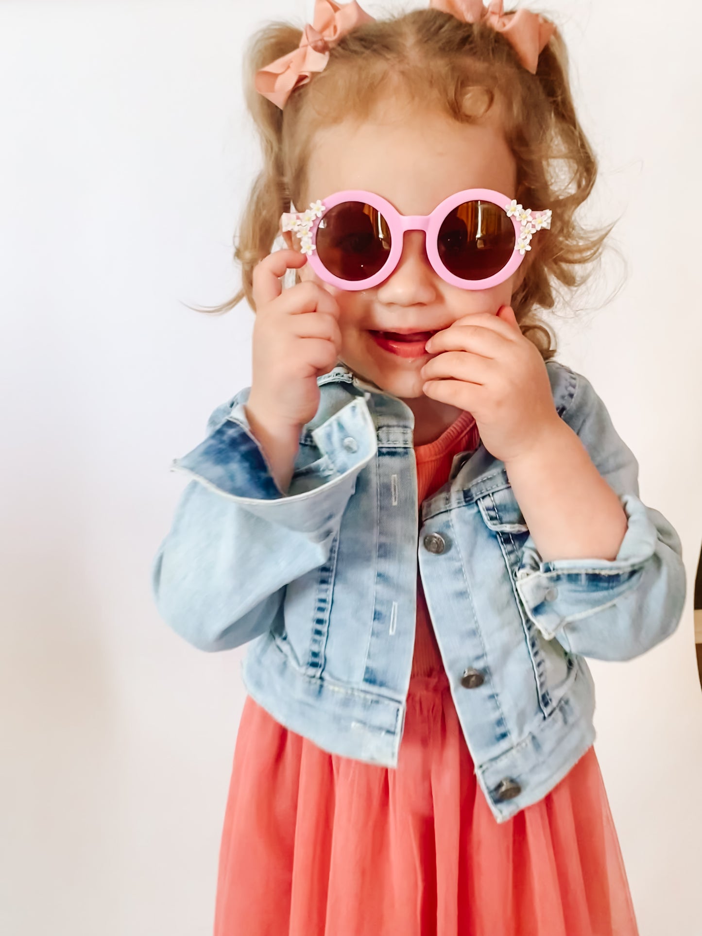 Round Pink Sunglasses