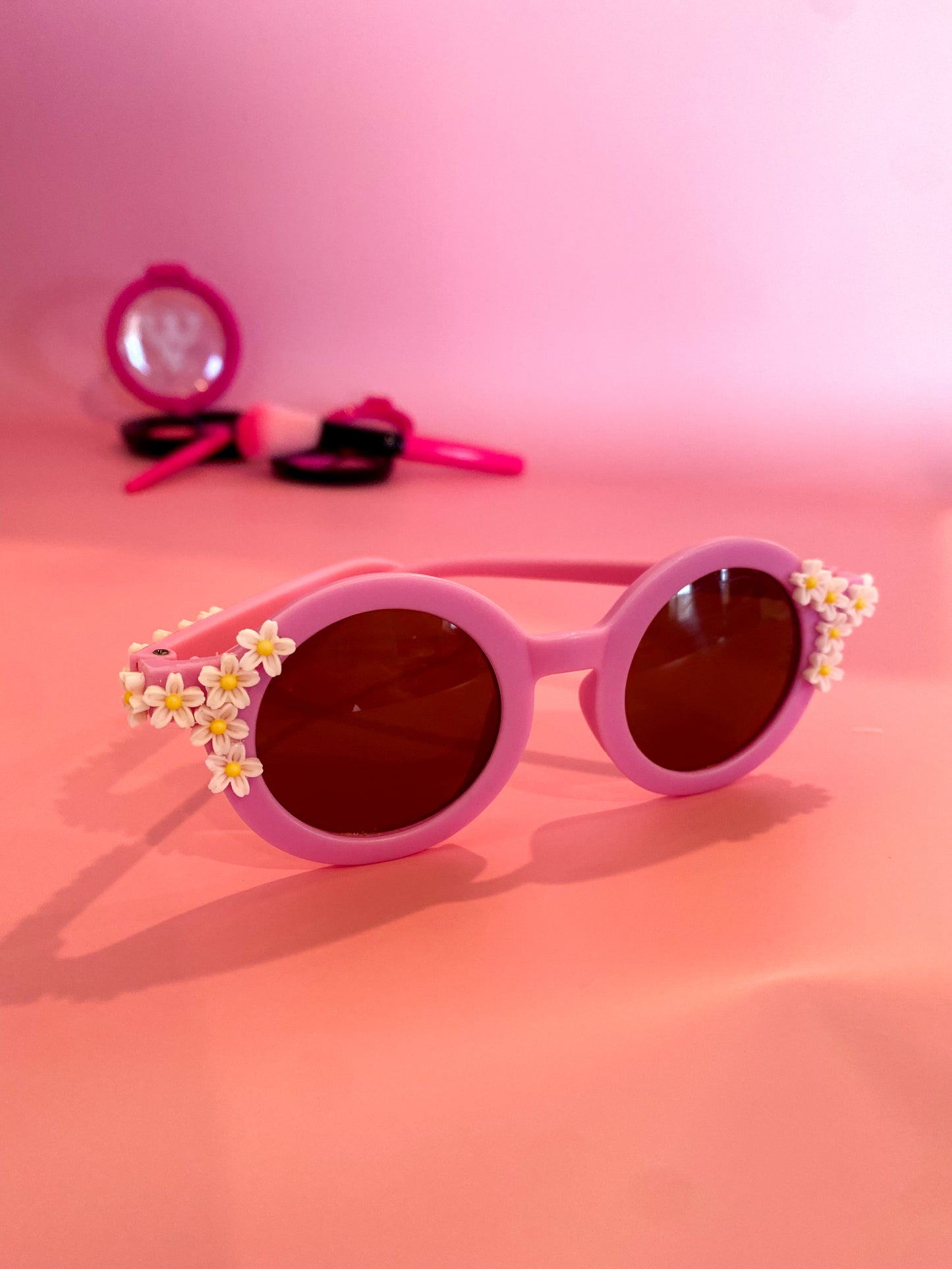 Round Pink Sunglasses