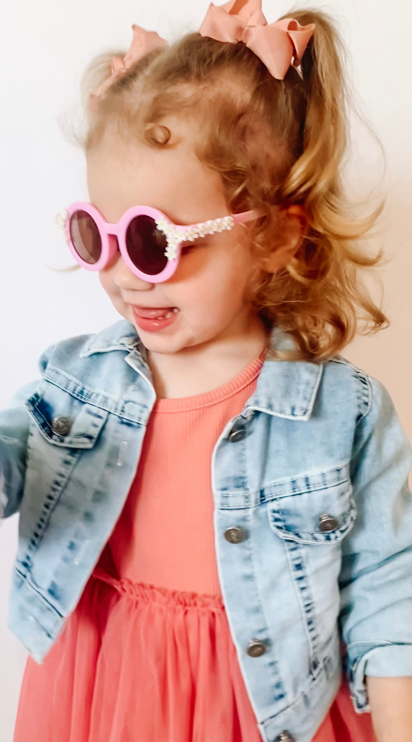 Round Pink Sunglasses