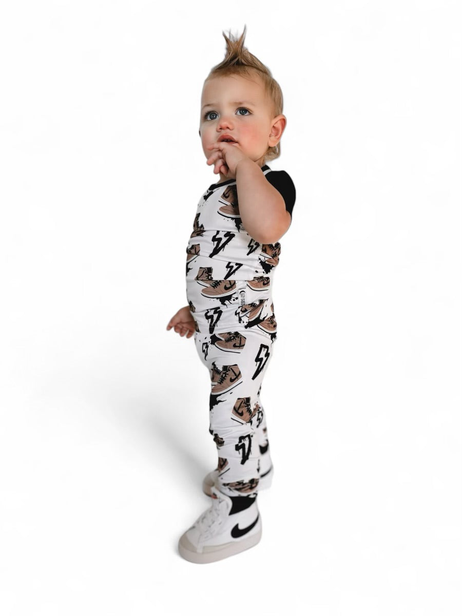 Sneaker- Toddler Two-Piece Bamboo Set