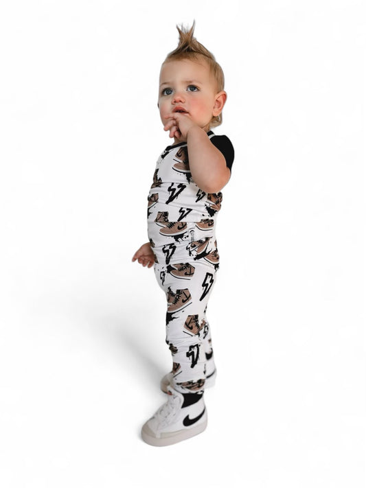 Sneaker- Toddler Two-Piece Bamboo Set